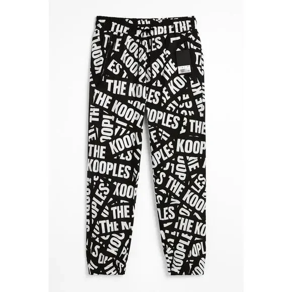 The Kooples All-Over Logo Print Joggers
Size: Large | Black/White | New With Tag - Picture 1 of 1